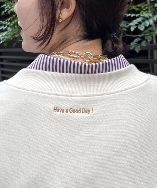 新色追加】【インフルエンサー OKOCHI企画】ハーフジップスウェット