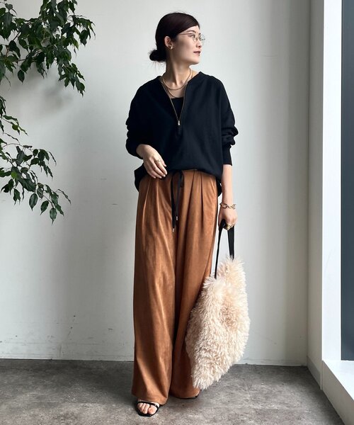 DouDou 完売ハーフジップ グレー スウェット セール】【新色追加】【インフルエンサー OKOCHI企画】ハーフ