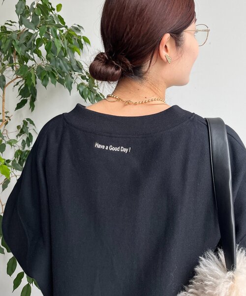 doudou ハーフジップスウェット ネイビー セール】【新色追加