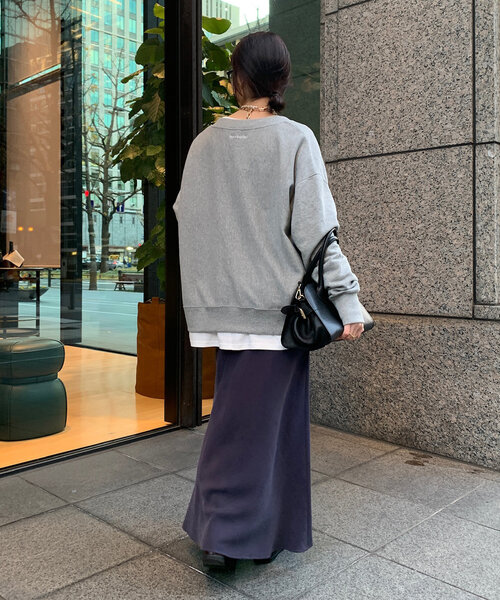 doudou ハーフジップスウェット ネイビー DouDou トレーナー スウェット 「新色追加」「インフルエンサー