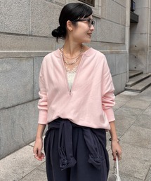 DouDou | 【新色追加】【インフルエンサー OKOCHI企画】ハーフジップスウェット(スウェット)