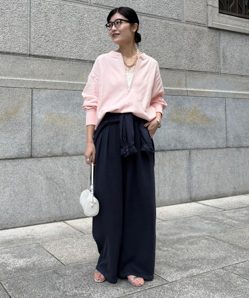 新色追加】【インフルエンサー OKOCHI企画】ハーフジップスウェット