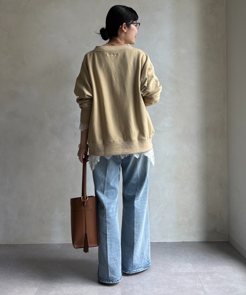 新色追加】【インフルエンサー OKOCHI企画】ハーフジップスウェット