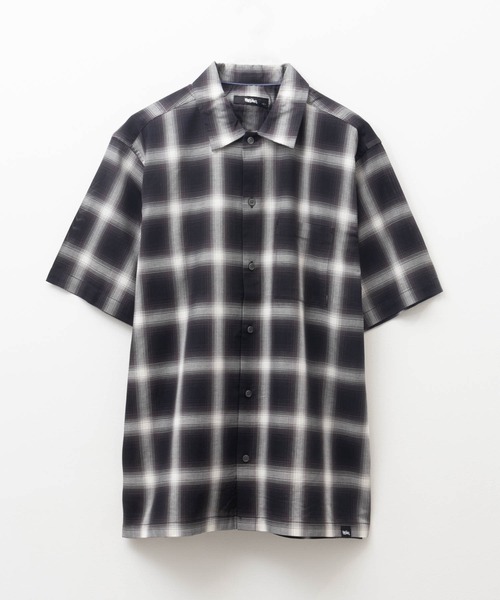 Mossimo(モッシモ)の「MOSSIMO パナマオンブレシャツ(シャツ/ブラウス・メンズ・ブラック系/アイボリー系/ブルーグレー・S/M/L/XL)」の2枚目の写真