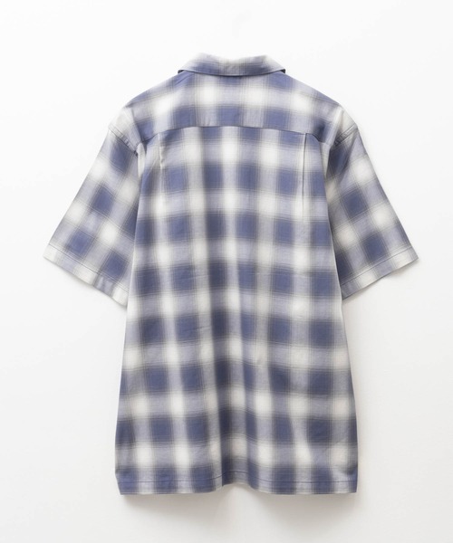 Mossimo(モッシモ)の「MOSSIMO パナマオンブレシャツ(シャツ/ブラウス・メンズ・ブラック系/アイボリー系/ブルーグレー・S/M/L/XL)」の9枚目の写真