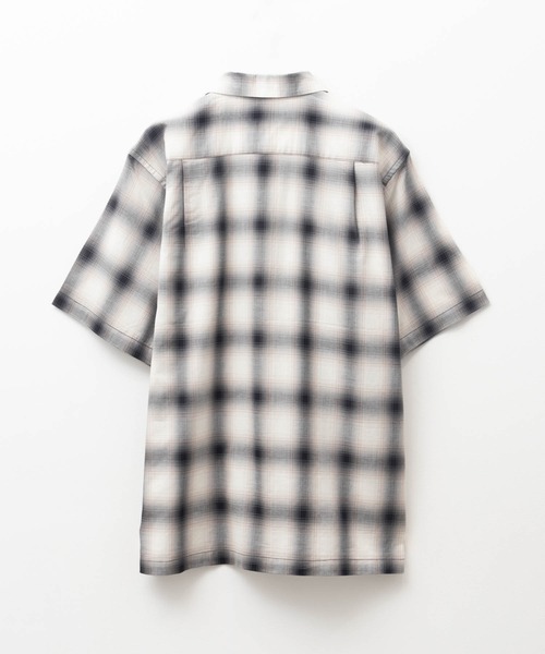 Mossimo(モッシモ)の「MOSSIMO パナマオンブレシャツ(シャツ/ブラウス・メンズ・ブラック系/アイボリー系/ブルーグレー・S/M/L/XL)」の10枚目の写真