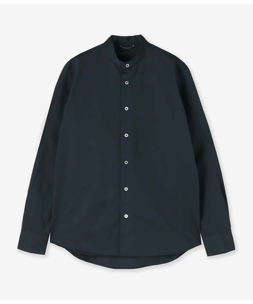 junhashimoto（ジュンハシモト）の「STRETCH BANDCOLLAR（シャツ/ブラウス・メンズ・ネイビー/ホワイト/ブラック・3/5/2）」の3枚目の写真