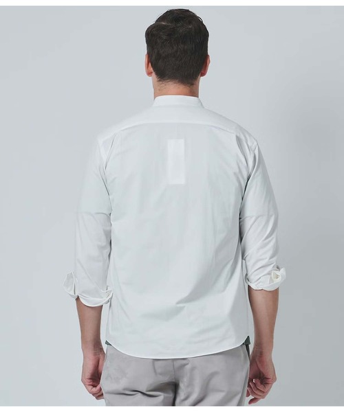 junhashimoto（ジュンハシモト）の「STRETCH BANDCOLLAR（シャツ/ブラウス・メンズ・ネイビー/ホワイト/ブラック・3/5/2）」の6枚目の写真