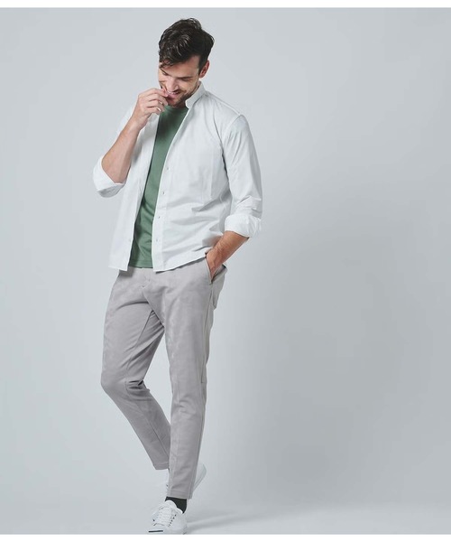 junhashimoto（ジュンハシモト）の「STRETCH BANDCOLLAR（シャツ/ブラウス・メンズ・ネイビー/ホワイト/ブラック・3/5/2）」の8枚目の写真