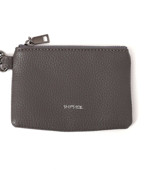 SHIPS any: スプリット レザー ボディバッグ (カードケース付き) 25AW