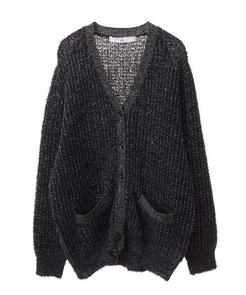 Tiara（ティアラ）の「ツイードライクカーディガン（カーディガン/ボレロ・レディース・ホワイト/ブラック・FREE）」の2枚目の写真