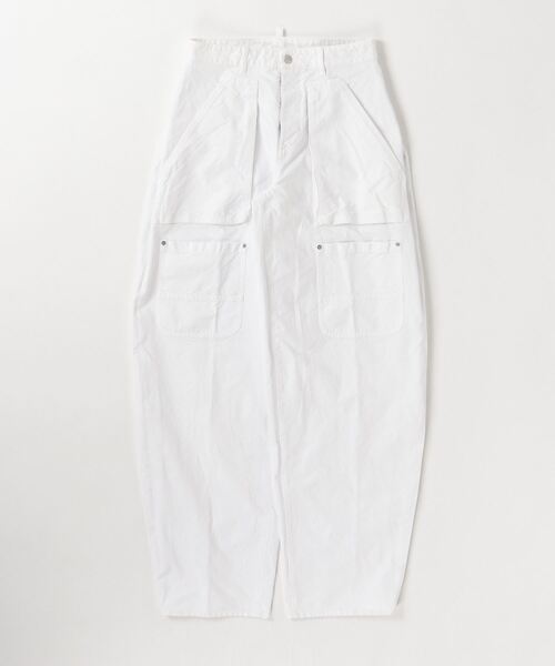 DSQUARED2(ディースクエアード)の「ICON CARPENTER AMELIA FIT /0251(カーゴパンツ・レディース・ホワイト・36/38)」の1枚目の写真