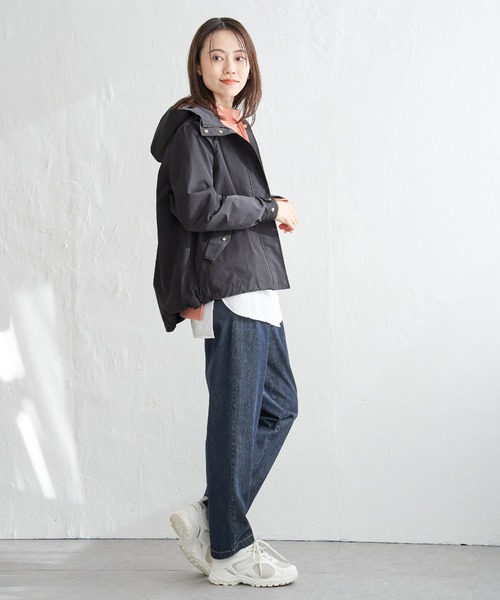 ikka(イッカ)の「【雑誌InRed4月号掲載】撥水花粉リリースマウンテンパーカー【親子コーデ】(マウンテンパーカー・レディース・チャコールグレー/オフホワイト/クリアグリーン/ピンクベージュ・M/L/S)」の20枚目の写真