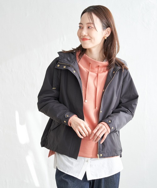 ikka(イッカ)の「【雑誌InRed4月号掲載】撥水花粉リリースマウンテンパーカー【親子コーデ】(マウンテンパーカー・レディース・チャコールグレー/オフホワイト/クリアグリーン/ピンクベージュ・M/L/S)」の21枚目の写真