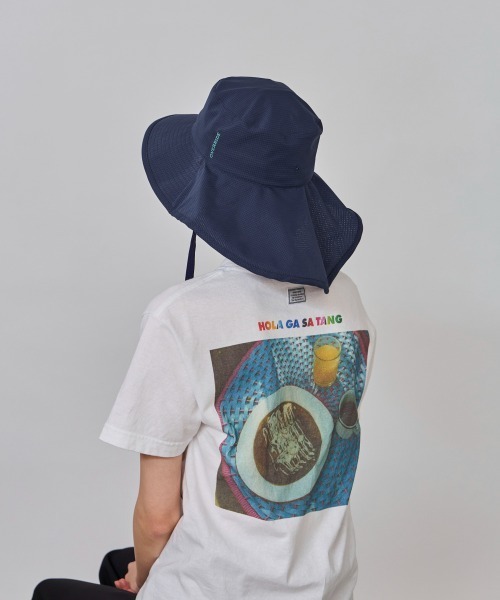 OVERRIDE（オーバーライド）の「OVERRIDE  WATER RE SNAP ROLLHAT SGP / オーバーライド（ハット・レディース・ブラック/ダークブルー/ベージュ・58cm）」の7枚目の写真