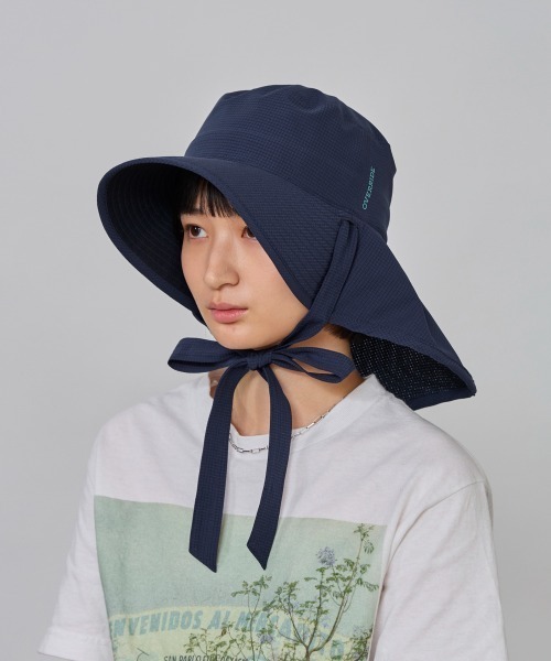 OVERRIDE（オーバーライド）の「OVERRIDE  WATER RE SNAP ROLLHAT SGP / オーバーライド（ハット・レディース・ブラック/ダークブルー/ベージュ・58cm）」の9枚目の写真