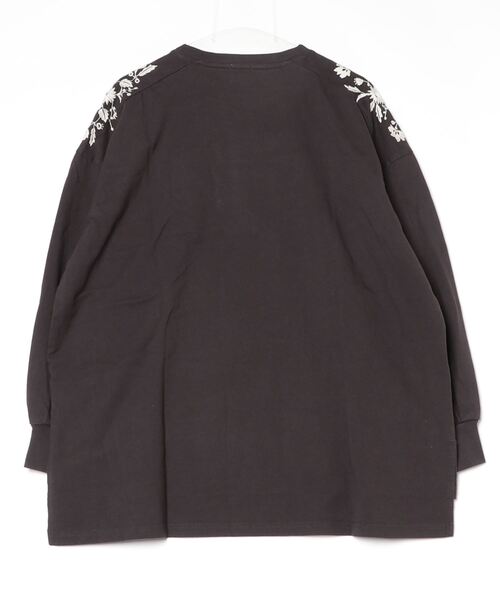 ROSE BUD(ローズバッド)の「ナンバリングエンブロイダリーT(Tシャツ/カットソー・レディース・ブラック/ホワイト/ピンク・ONE SIZE)」の8枚目の写真