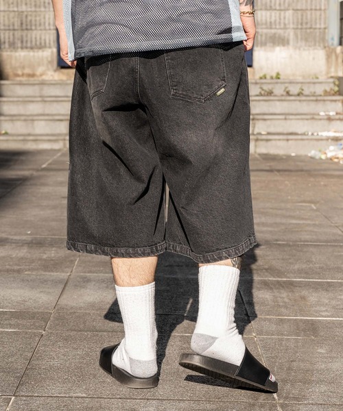 Subciety（サブサエティ）の「Denim bermuda pants（デニムパンツ・メンズ・ブラック/インディゴブルー・X-LARGE/LARGE/MEDIUM/SMALL/X-SMALL）」の18枚目の写真