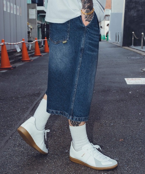 Subciety（サブサエティ）の「Denim bermuda pants（デニムパンツ・メンズ・ブラック/インディゴブルー・X-LARGE/LARGE/MEDIUM/SMALL/X-SMALL）」の15枚目の写真