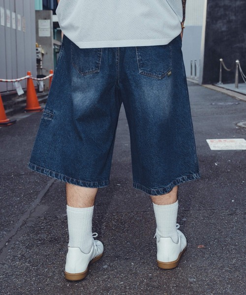 Subciety（サブサエティ）の「Denim bermuda pants（デニムパンツ・メンズ・ブラック/インディゴブルー・X-LARGE/LARGE/MEDIUM/SMALL/X-SMALL）」の16枚目の写真