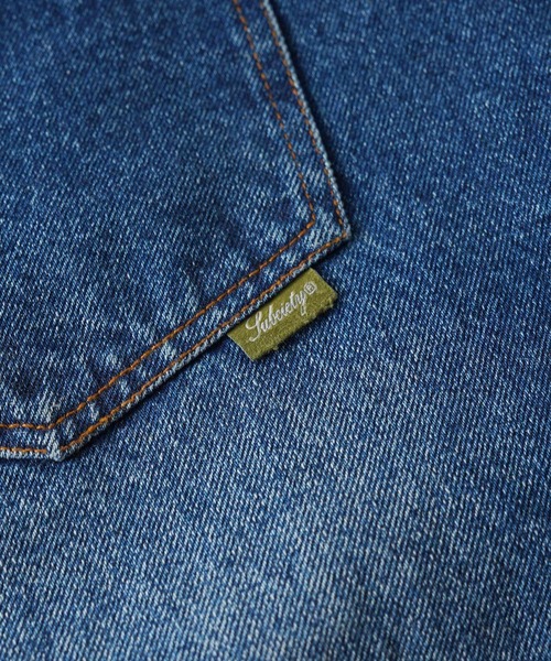 Subciety（サブサエティ）の「Denim bermuda pants（デニムパンツ・メンズ・ブラック/インディゴブルー・X-LARGE/LARGE/MEDIUM/SMALL/X-SMALL）」の9枚目の写真