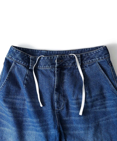 Subciety（サブサエティ）の「Denim bermuda pants（デニムパンツ・メンズ・ブラック/インディゴブルー・X-LARGE/LARGE/MEDIUM/SMALL/X-SMALL）」の12枚目の写真