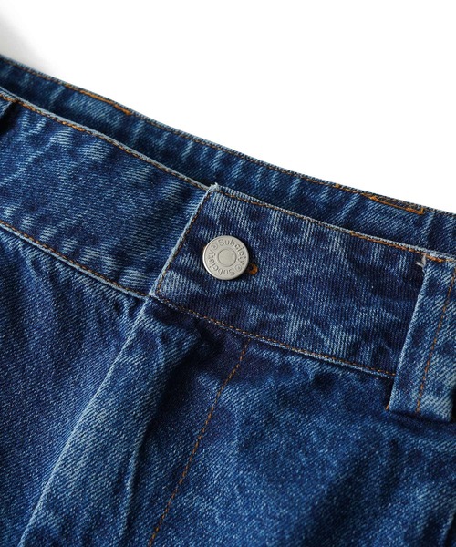 Subciety（サブサエティ）の「Denim bermuda pants（デニムパンツ・メンズ・ブラック/インディゴブルー・X-LARGE/LARGE/MEDIUM/SMALL/X-SMALL）」の6枚目の写真