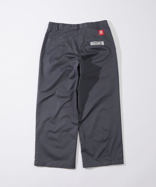 WHO'S WHO gallery（フーズフーギャラリー）の「【Sourcream/サワークリーム】ツイルスタッズパンツ 【セットアップ対応】（チノパンツ・レディース・チャコールグレー/ベージュ/ブラック・LARGE/MEDIUM）」の9枚目の写真