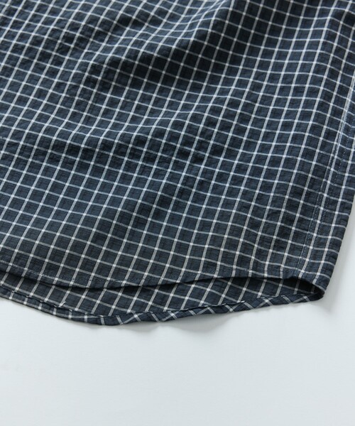 FREAK'S STORE（フリークスストア）の「限定展開 Relax Fit リラックスフィット レギュラーカラー ショートスリーブ チェック シャツ（シャツ/ブラウス・メンズ・ブラック/サックスブルー/チャコールグレー/ブラウン/ベージュ/ホワイト・LARGE/MEDIUM/SMALL）」の14枚目の写真