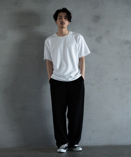 RATTLE TRAP(ラトルトラップ)の「リネン混ツータックワイドスラックス(スラックス・メンズ・ブラック/ベージュ・M/S/L)」の17枚目の写真