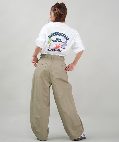 TOY MACHINE(トイ マシーン)の「【ユニセックス】TOY MACHINE/トイマシーン オーバーサイズ/バックプリントTシャツ MTMSFST16(Tシャツ/カットソー・レディース・ホワイト/イエロー/ブラック・M/L)」の5枚目の写真
