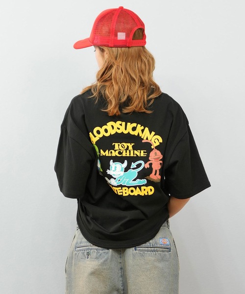TOY MACHINE(トイ マシーン)の「【ユニセックス】TOY MACHINE/トイマシーン オーバーサイズ/バックプリントTシャツ MTMSFST16(Tシャツ/カットソー・レディース・ホワイト/イエロー/ブラック・M/L)」の9枚目の写真