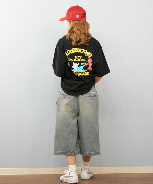 TOY MACHINE(トイ マシーン)の「【ユニセックス】TOY MACHINE/トイマシーン オーバーサイズ/バックプリントTシャツ MTMSFST16(Tシャツ/カットソー・レディース・ホワイト/イエロー/ブラック・M/L)」の12枚目の写真