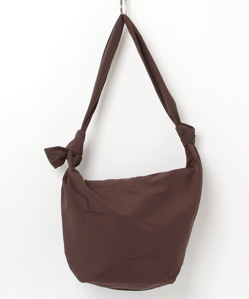 anuke アンヌーク/ Knot Nylon Bag ブラウン anuke Knot Nylon Bag 62511007(ショルダーバッグ)|anuke