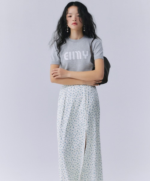 EIMY ISTOIRE(エイミーイストワール)の「リトルフラワータイトスカート(スカート・レディース・ホワイト/レッド/ブラウン・S/M)」の6枚目の写真