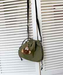 NOLITA LABORATORY | 【 NOLITA / ノリータ 】バッグチャーム 付き 軽くて便利 巾着 ショルダーバッグ サコッシュ ポシェット(ショルダーバッグ)