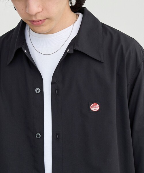 coen（コーエン）の「【REDKAP/レッドキャップ】別注ロングスリーブワークシャツ（シャツ/ブラウス・メンズ・ブラック/ライトブルー・M/XL/L）」の3枚目の写真