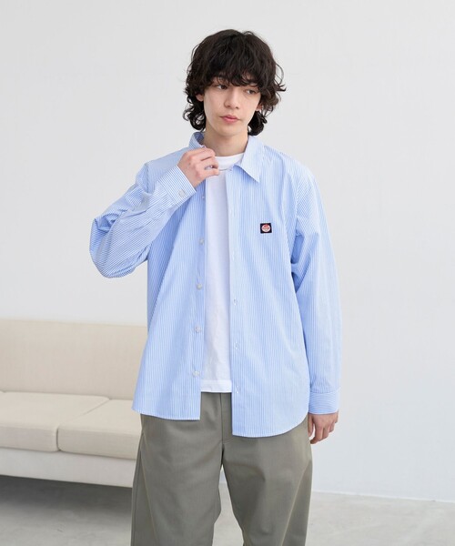 coen（コーエン）の「【REDKAP/レッドキャップ】別注ロングスリーブワークシャツ（シャツ/ブラウス・メンズ・ブラック/ライトブルー・M/XL/L）」の10枚目の写真