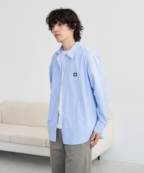 coen（コーエン）の「【REDKAP/レッドキャップ】別注ロングスリーブワークシャツ（シャツ/ブラウス・メンズ・ブラック/ライトブルー・M/XL/L）」の12枚目の写真