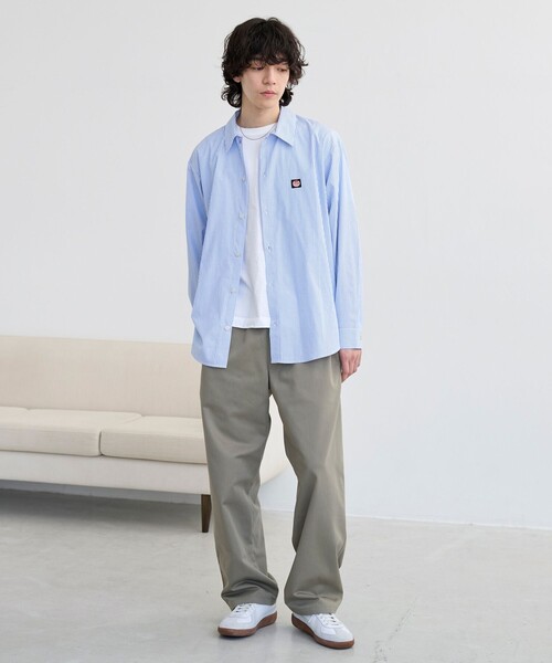 coen（コーエン）の「【REDKAP/レッドキャップ】別注ロングスリーブワークシャツ（シャツ/ブラウス・メンズ・ブラック/ライトブルー・M/XL/L）」の15枚目の写真
