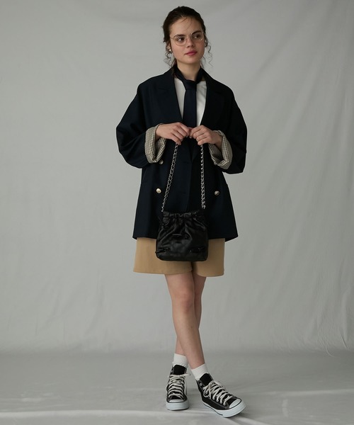 BONLECILL Marche(ボンルシールマルシェ)の「【BONLECILL Marche】メニ―リボンショルダーバッグ(ショルダーバッグ・レディース・ブラック/シルバー/レッド・FREE)」の8枚目の写真