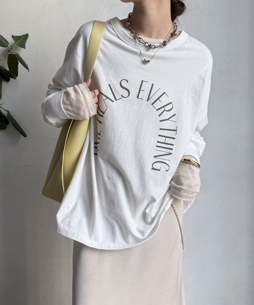 tシャツ 2wayTシャツ レディース セール】メッセージ前後2WAYTシャツ（Tシャツ/カットソー