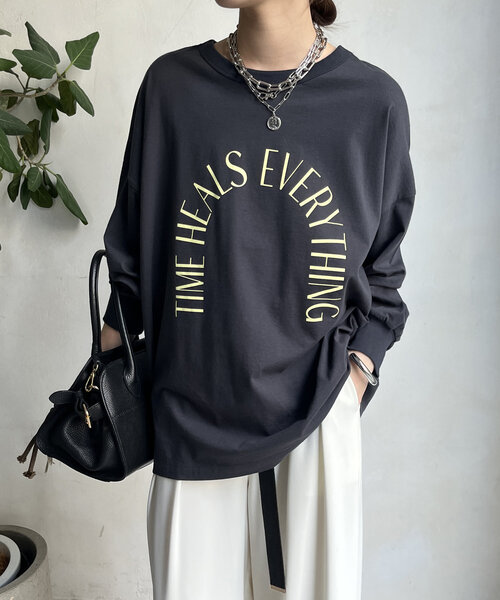 tシャツ 2wayTシャツ レディース セール】メッセージ前後2WAYTシャツ（Tシャツ/カットソー