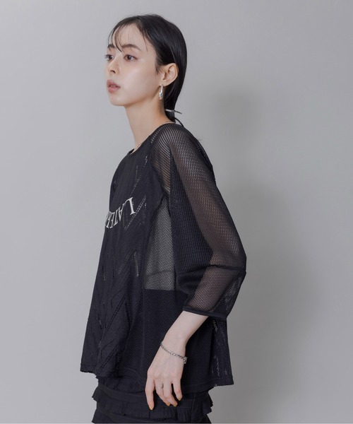 ジオメレースメッシュロゴトップス Eimee Law│Eimee Law
