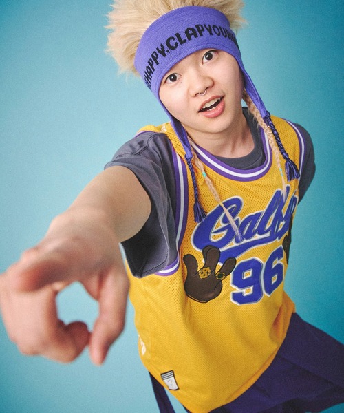 GALFY（ガルフィー）の「GALFY-ウェッサイ成金ユニフォーム（タンクトップ・メンズ・ブルー/ブラック/イエロー・L/XL）」の3枚目の写真