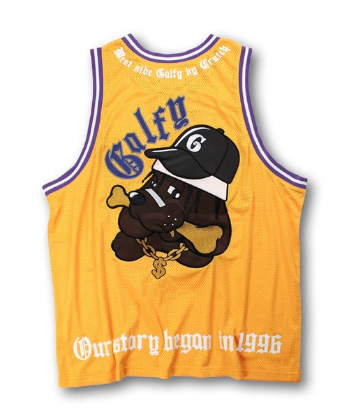 GALFY（ガルフィー）の「GALFY-ウェッサイ成金ユニフォーム（タンクトップ・メンズ・ブルー/ブラック/イエロー・L/XL）」の13枚目の写真