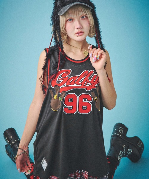 GALFY（ガルフィー）の「GALFY-ウェッサイ成金ユニフォーム（タンクトップ・メンズ・ブルー/ブラック/イエロー・L/XL）」の16枚目の写真