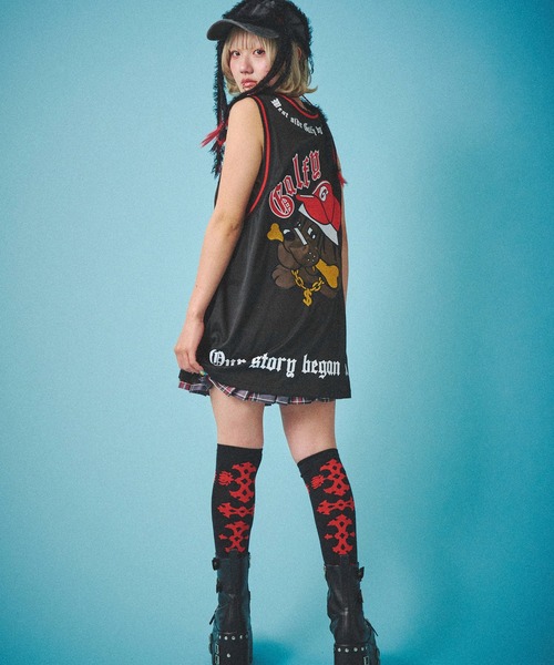 GALFY（ガルフィー）の「GALFY-ウェッサイ成金ユニフォーム（タンクトップ・メンズ・ブルー/ブラック/イエロー・L/XL）」の22枚目の写真