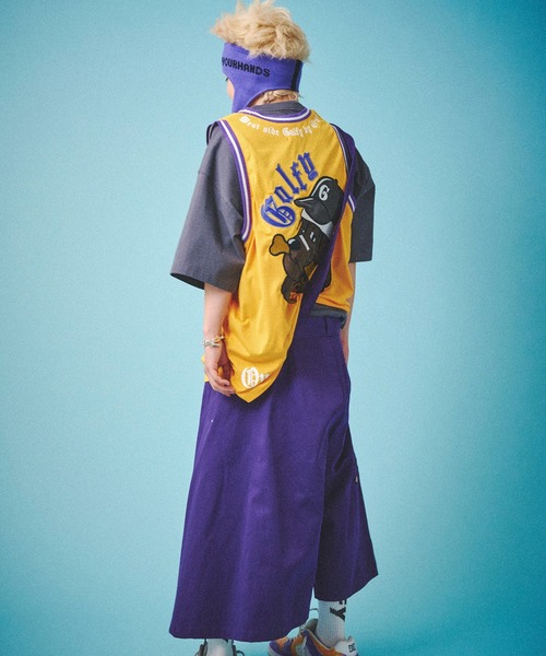 GALFY（ガルフィー）の「GALFY-ウェッサイ成金ユニフォーム（タンクトップ・メンズ・ブルー/ブラック/イエロー・L/XL）」の4枚目の写真