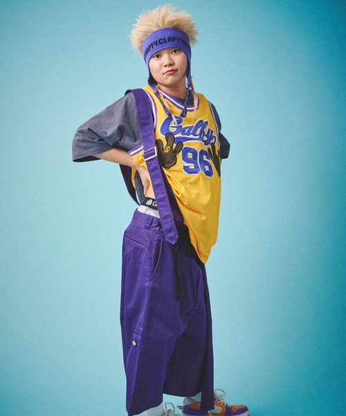 GALFY（ガルフィー）の「GALFY-ウェッサイ成金ユニフォーム（タンクトップ・メンズ・ブルー/ブラック/イエロー・L/XL）」の7枚目の写真